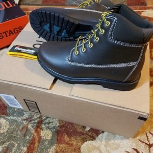 Boys work boots size 5.5